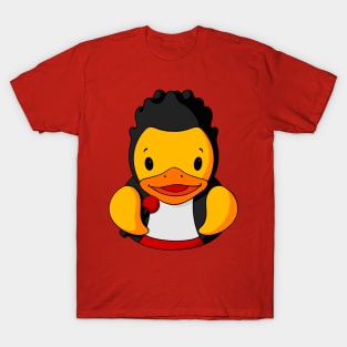 Rock Band Singer Rubber Duck T-Shirt